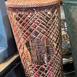 Starbucks Metallic Pink Diamond Tumbler